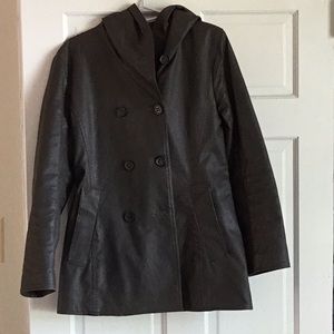 Gray waxed M0851 coat